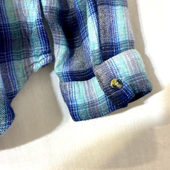 EUC Full Tilt Convertible Sleeves Flannel Button Down Shirt - Picture 5 of 8